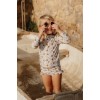Bluza cu maneca lunga cu protectie UV 50+ - Vintage Little Flowers - Little Dutch