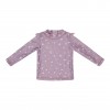 Bluza cu maneca lunga cu protectie UV 50+ - Mauve Blossom - Little Dutch