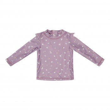 Bluza cu maneca lunga cu protectie UV 50+ - Mauve Blossom - Little Dutch Bluza cu maneca lunga cu protectie UV 50+ - Mauve Blossom - Little Dutch