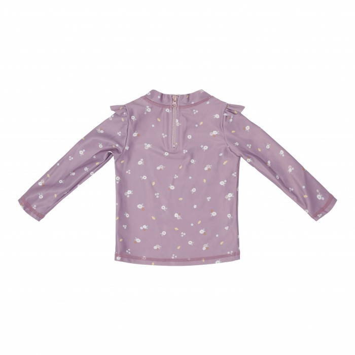 Bluza cu maneca lunga cu protectie UV 50+ - Mauve Blossom - Little Dutch