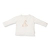Bluza cu maneca lunga din bumbac organic - Baby Bunny - White - Little Dutch