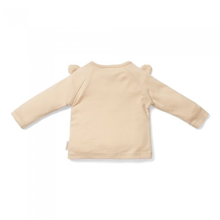 Bluza cu maneca lunga din bumbac organic - Baby Bunny - Sand - Little Dutch
