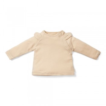 Bluza cu maneca lunga din bumbac organic - Baby Bunny - Sand - Little Dutch