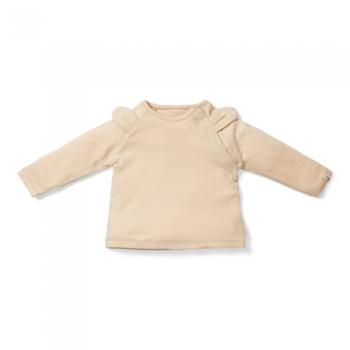 Bluza cu maneca lunga din bumbac organic - Baby Bunny - Sand - Little Dutch