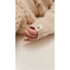 Pulover tricotat din bumbac pentru copii - Reindeers - Little Dutch