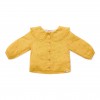 Bluzita cu maneci bufante - Warm Yellow Blooming Flower - Little Farm - Little Dutch