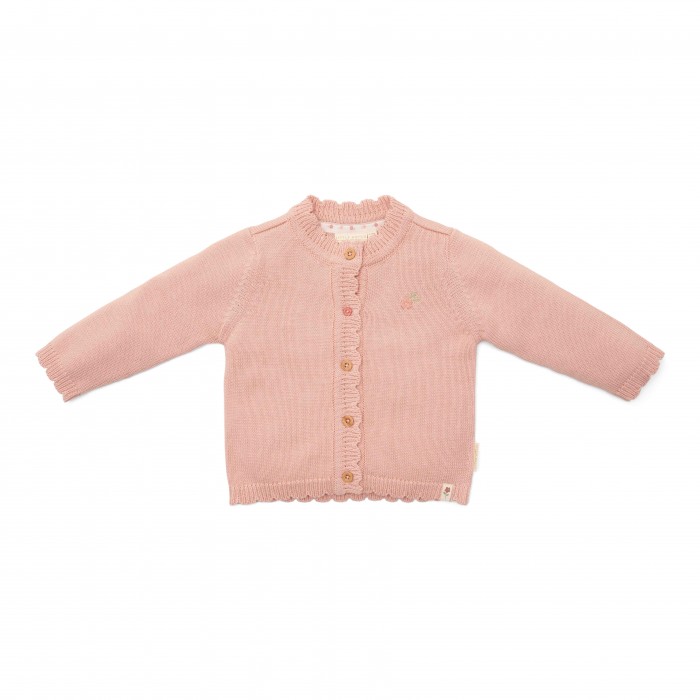 Cardigan - Little Farm - Soft Rose - Little Dutch