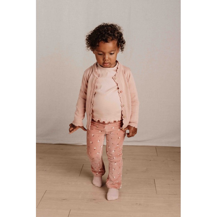 Cardigan - Little Farm - Soft Rose - Little Dutch
