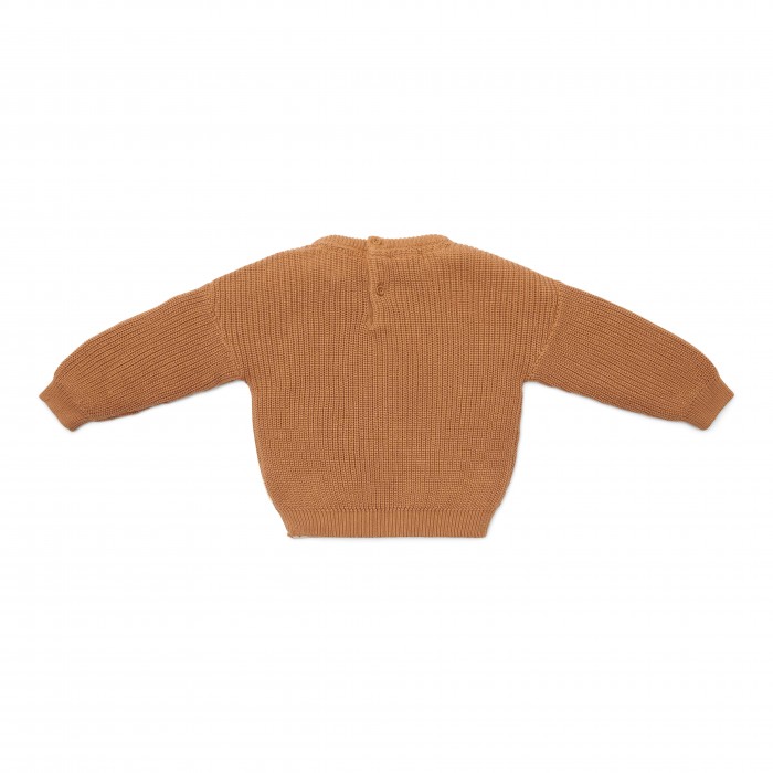Pulover - Little Farm - Brown - Little Dutch