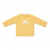 Bluza cu maneca lunga din bumbac organic - Little Farm - Warm Yellow - Little Dutch