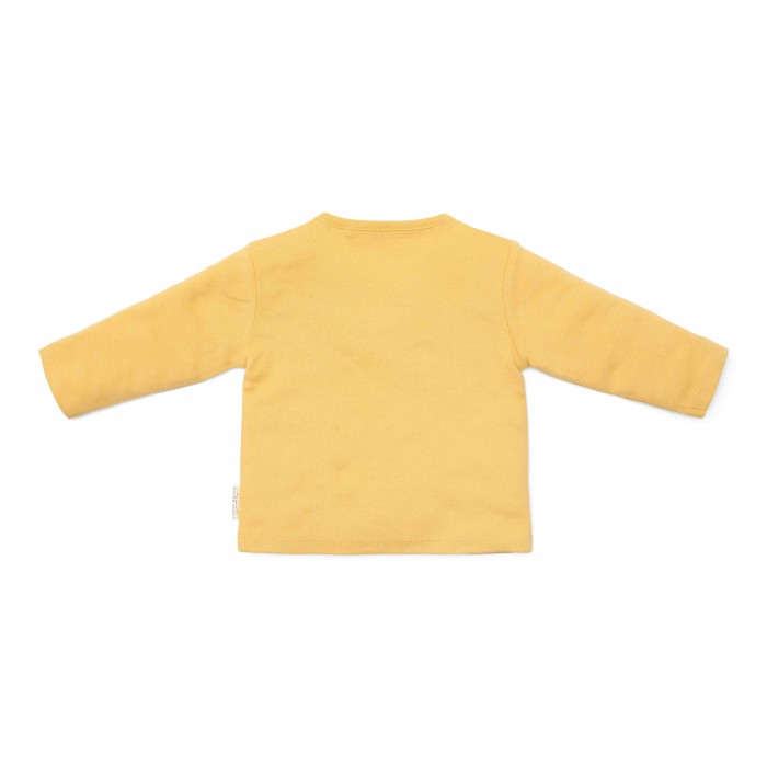 Bluza cu maneca lunga din bumbac organic - Little Farm - Warm Yellow - Little Dutch