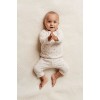 Bluza cu maneca lunga din bumbac organic - Little Farm - Green Leves - Little Dutch