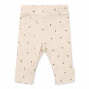 Pantaloni cu print complet din bumbac organic - Little Farm - Green Leves  - Little Dutch Pantaloni cu print complet din bumbac organic - Little Farm - Green Leves  - Little Dutch