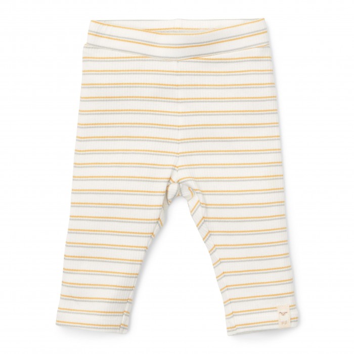 Pantaloni cu print complet din bumbac organic - Little Farm - Multi Stripe - Little Dutch