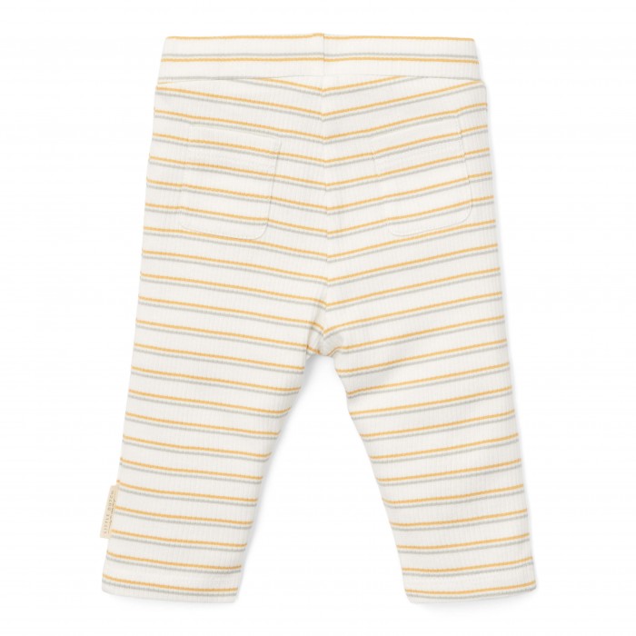 Pantaloni cu print complet din bumbac organic - Little Farm - Multi Stripe - Little Dutch