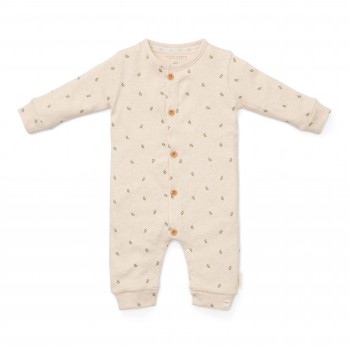 Salopeta din bumbac organic - Little Farm - Green Leves - Little Dutch Salopeta din bumbac organic - Little Farm - Green Leves - Little Dutch