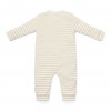Salopeta din bumbac organic - Little Farm - Multi Stripe - Little Dutch