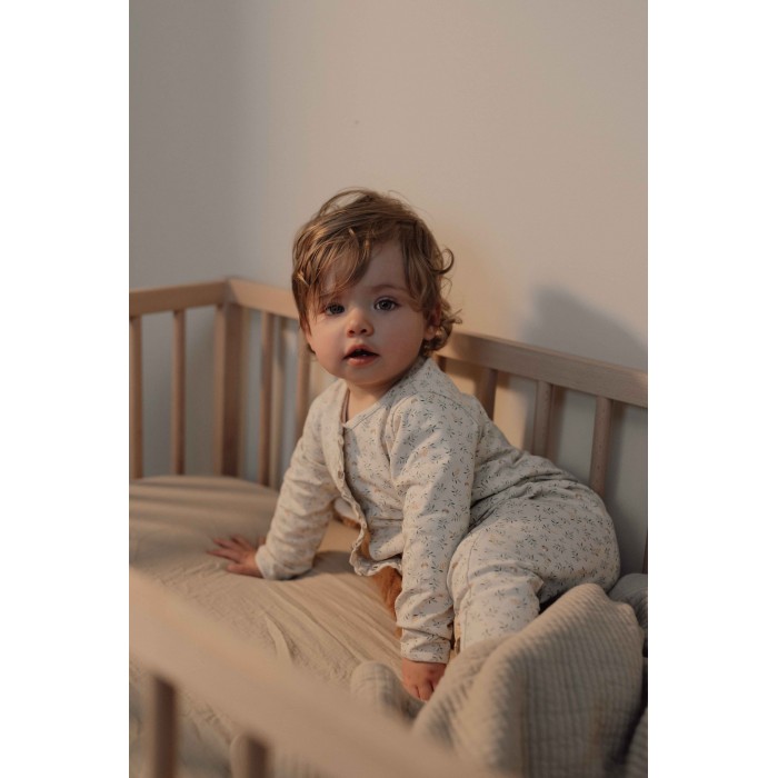 Pijama Salopeta din bumbac organic pentru copii - Fairy Leaves - Little Dutch