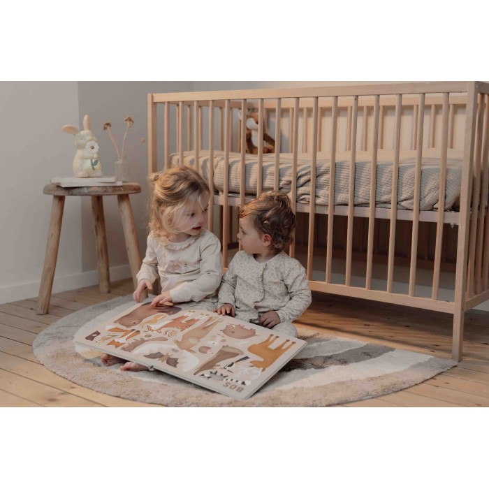 Pijama Salopeta din bumbac organic pentru copii - Fairy Leaves - Little Dutch
