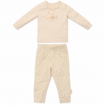 Pijama din bumbac organic - Fairy Leaves - Little Dutch Pijama din bumbac organic - Fairy Leaves - Little Dutch