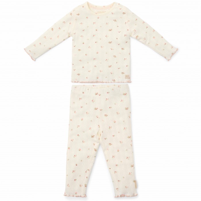 Pijama din bumbac organic - Fairy Blossom - Little Dutch