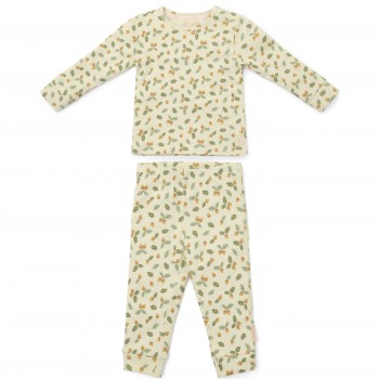Pijama din bumbac organic - Forest Leaves - Little Dutch Pijama din bumbac organic - Forest Leaves - Little Dutch