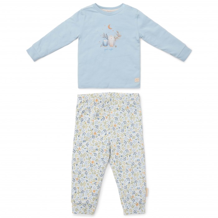 Pijama din bumbac organic - Forest Adventures - Little Dutch