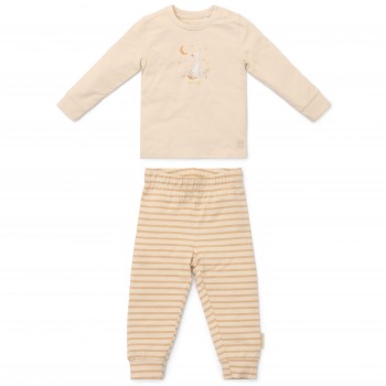 Pijama din bumbac organic - Natural Stripes - Little Dutch Pijama din bumbac organic - Natural Stripes - Little Dutch