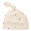 Caciulita din bumbac organic pentru bebelusi - Little Farm - Green Leaves - Little Dutch