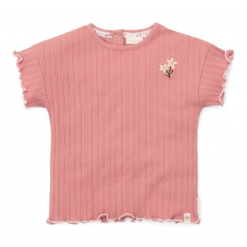 Tricou din bumbac organic - Pink Blush - Fairy Garden - Little Dutch Tricou din bumbac organic - Pink Blush - Fairy Garden - Little Dutch