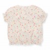 Tricou din bumbac organic - Blossom - White - Fairy Garden Little Dutch