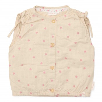 Tricou din bumbac organic - Sand - Fairy Garden Little Dutch Tricou din bumbac organic - Sand - Fairy Garden Little Dutch