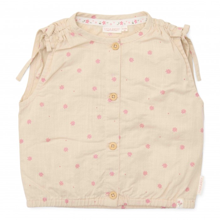 Tricou din bumbac organic - Sand - Fairy Garden Little Dutch