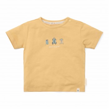 Tricou din bumbac organic - Almond - Forest Friends - Little Dutch Tricou din bumbac organic - Almond - Forest Friends - Little Dutch