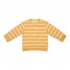 Bluza din bumbac organic - Yellow Stripe - Forest Friends - Little Dutch
