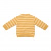 Bluza din bumbac organic - Yellow Stripe - Forest Friends - Little Dutch