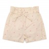 Pantaloni scurti din bumbac organic - Sand - Fairy Garden - Little Dutch