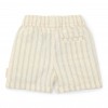 Pantaloni scurti din bumbac organic - Forest Green Stripe - Forest Friends - Little Dutch