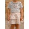 Fustita din bumbac organic - Creme - Fairy Garden - Little Dutch
