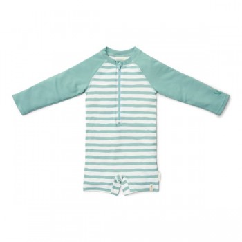 Costum de baie intreg cu maneca lunga - protectie UV 50+ - Stripes Surf Green - Little Dutch Costum de baie intreg cu maneca lunga - protectie UV 50+ - Stripes Surf Green - Little Dutch
