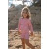 Costum de baie intreg cu maneca lunga - protectie UV 50+ - Ocean Treasures Multi - Little Dutch