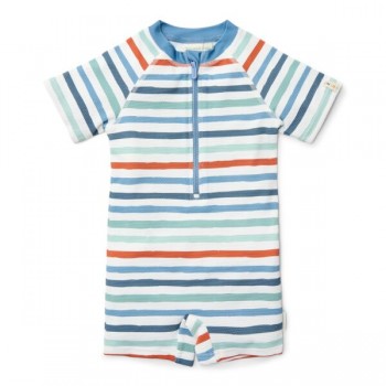Costum de baie intreg cu maneca scurta - protectie UV 50+ - Stripes Multi Colour - Little Dutch Costum de baie intreg cu maneca scurta - protectie UV 50+ - Stripes Multi Colour - Little Dutch