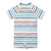 Costum de baie intreg cu maneca scurta - protectie UV 50+ - Stripes Multi Colour - Little Dutch