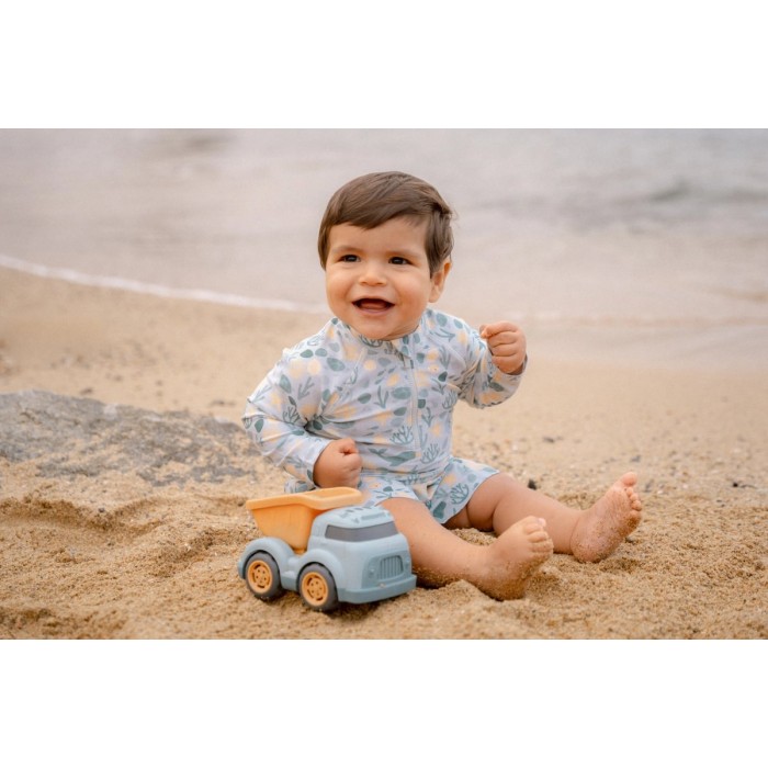 Costum de baie intreg cu maneca scurta - protectie UV 50+ - Seashells Multi Colour - Little Dutch