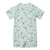 Costum de baie intreg cu maneca scurta - protectie UV 50+ - Seashells Multi Colour - Little Dutch