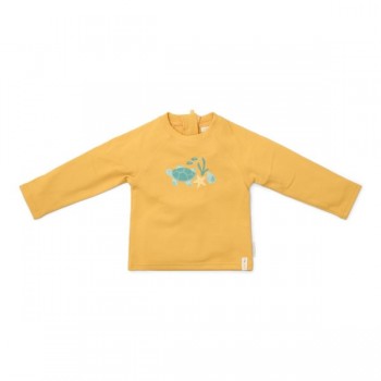 Bluza cu maneca lunga cu protectie UV 50+ - Seashells Sunny Yellow - Little Dutch Bluza cu maneca lunga cu protectie UV 50+ - Seashells Sunny Yellow - Little Dutch