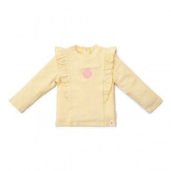 Bluza cu maneca lunga cu protectie UV 50+ - Ocean Treasures Yellow - Little Dutch