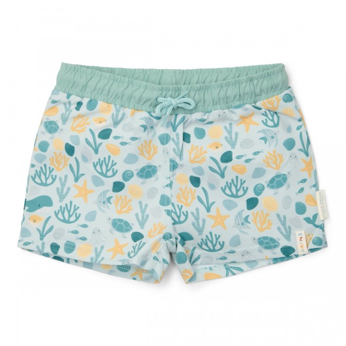 Sort de baie - protectie UV 50+ - Seashells Multi Colour - Little Dutch