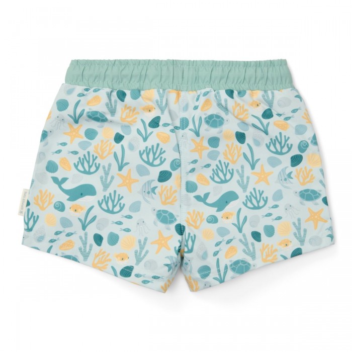 Sort de baie - protectie UV 50+ - Seashells Multi Colour - Little Dutch
