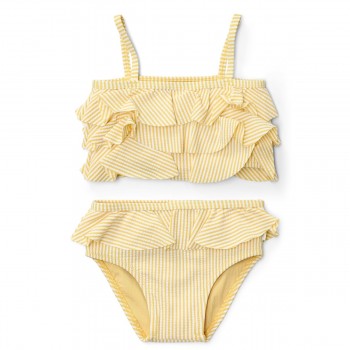 Costum de baie din doua piese cu protectie protectie UV 50+ - Ocean Treasures Yellow - Little Dutch